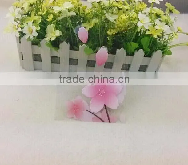 Die Cut decorative sticky notes with PP back