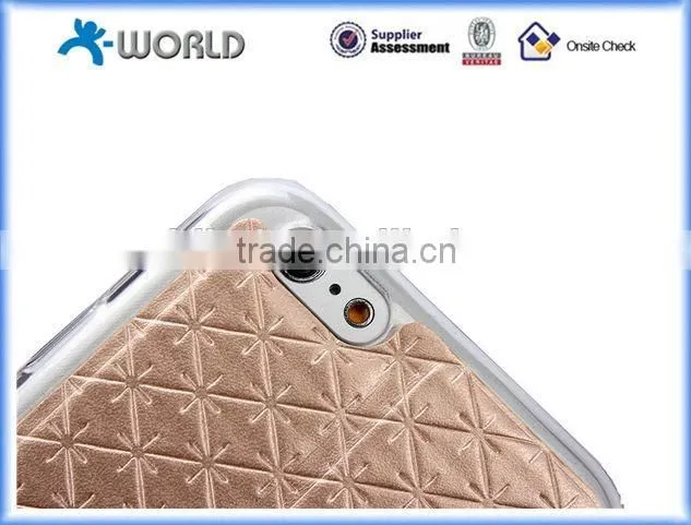 PU leather stand fashion case for iPhone 6S