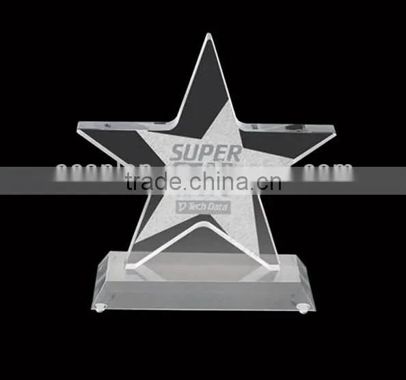 Top quality clear cube crystal cube for decoration