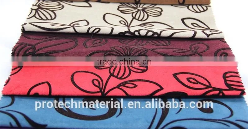 High Quality Sofa Fabic With Printing Flower