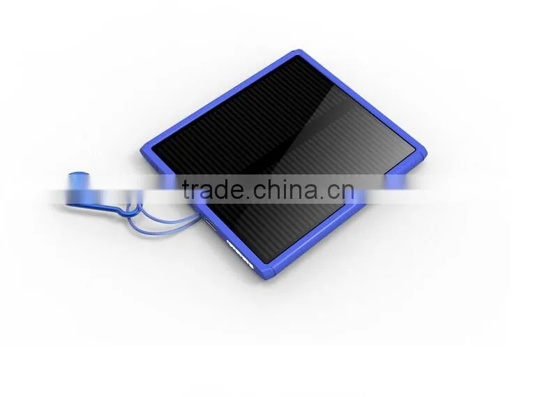 OEM factory China high capacity solar panel battery charger for mobile phone solar battery with keychain