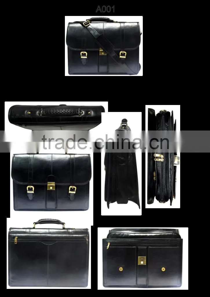 Naz Leather Laptop Document Bag