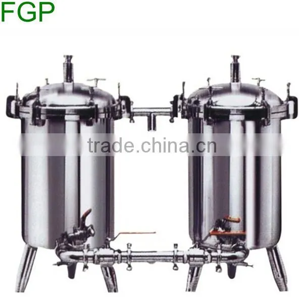 High quality stainless steel multi and single ss liquid bag filter