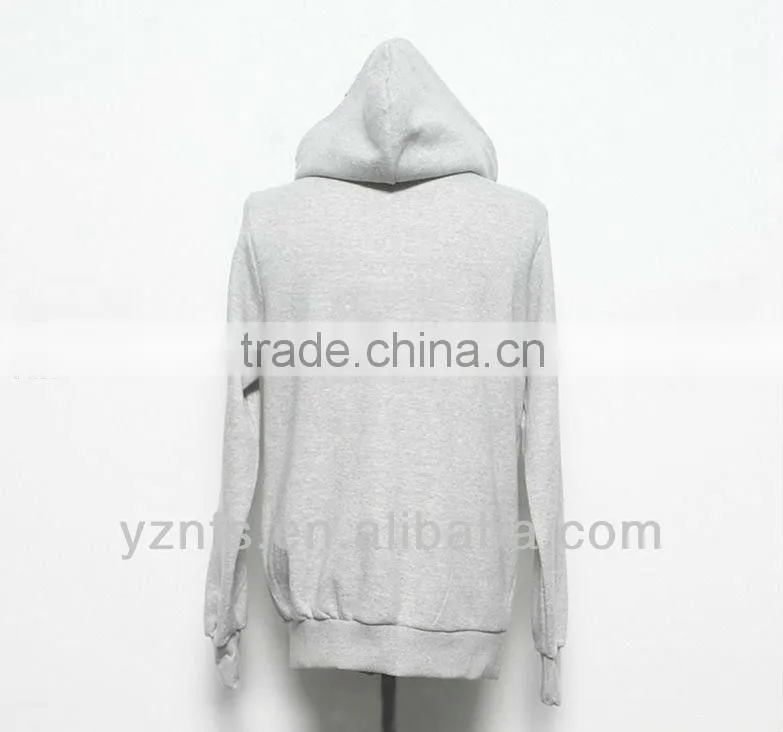 Mens Warm Thick Fleece Fur Hoodie Zip Up OEM Sweatshirt