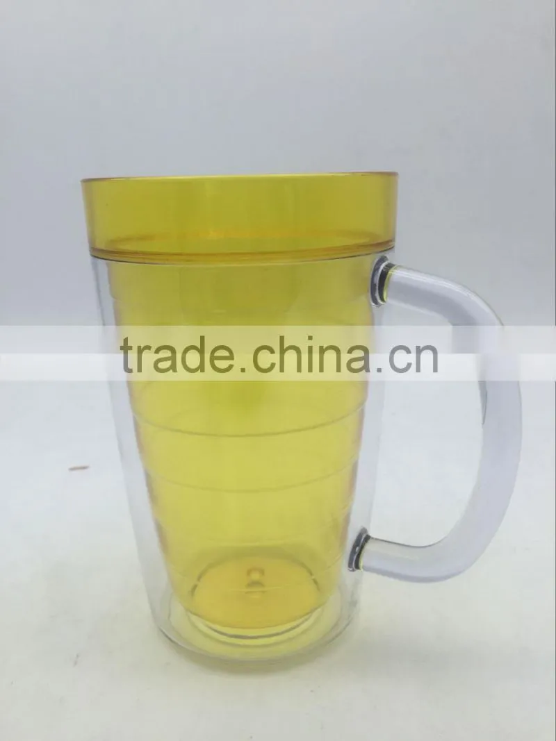 USA best seller green 500ml BPA free double wall with 20oz tumbler lid