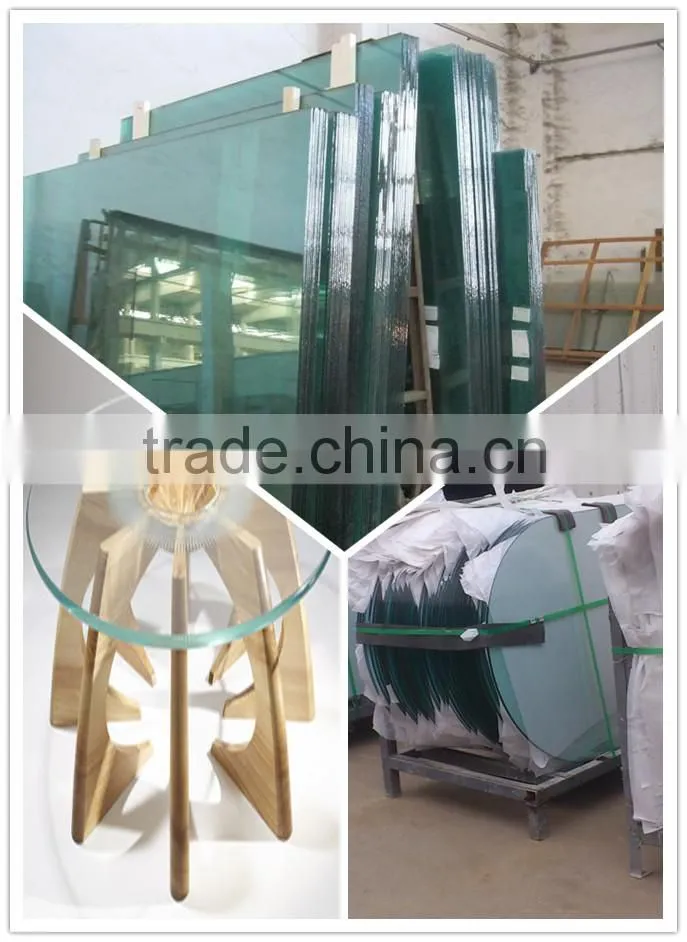 10.0mm thick clear temper glass with ISO & CCC Certificate