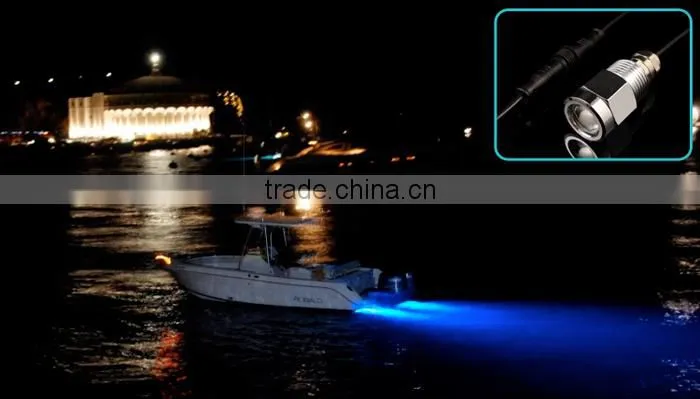 Waterproof IP68 Led Drain Plug Light 9W Underwater Boat Lights Marine Yacht Led Drain Plug Light For Fishing Swimming Divinng
