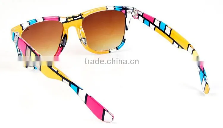 sun glasses UV400 for Flower custom color print eyewear