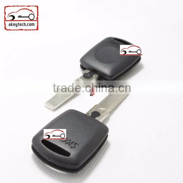High Quatity Skoda transponder chip key shell Car Key Skoda transponder chip key fob