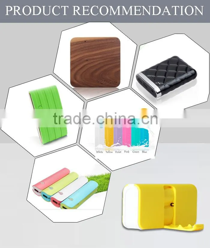 4000mah Backup Power Bank mobile phone charging built in cable power bank for iphone