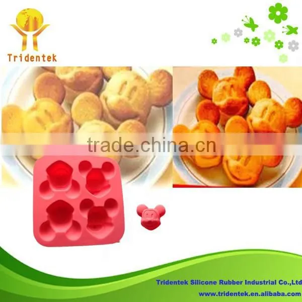 New Arriving!Fashion Vivid Silicon Mould Mickey Cartoon Cake Mold Exporter