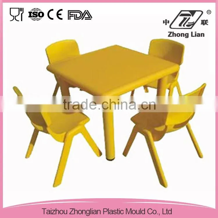 School plastic colorful cheap eco-friendly tables and chair sets