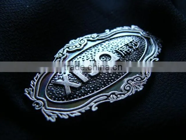 Hot selling custom metal logo plate for handbags