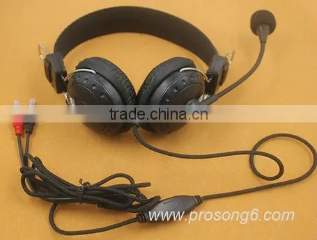 PS-T011MV shenzhen wired headset with mic