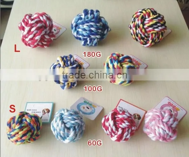 Pet supplier Hot Cotton Rope Pet Toy / High Quality Rope Dog Toy / Funny Dog Toy