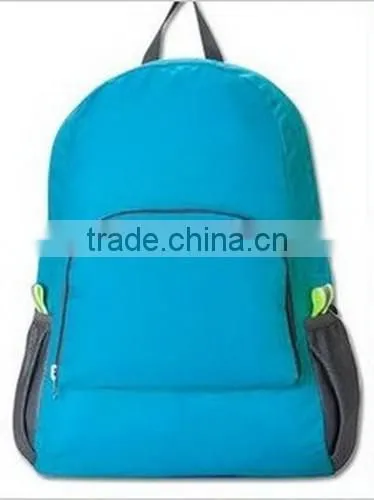 Promotional Polyester Backpacks W/ Your Logo - Blue