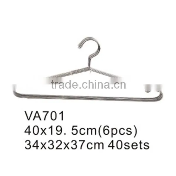VA702 antique style firm stainless steel clothes hanger