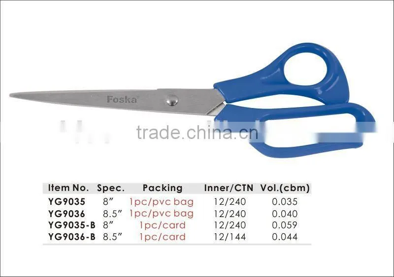 PVC/Blister Card Packing Different Specifications Scissors.