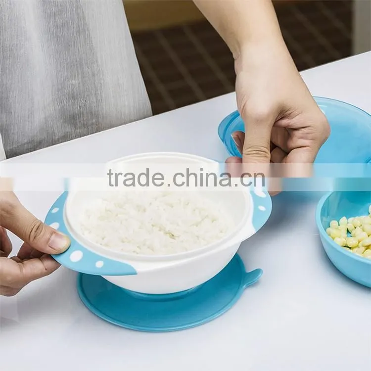 New style drop proof safety baby feeding bowls with sucker