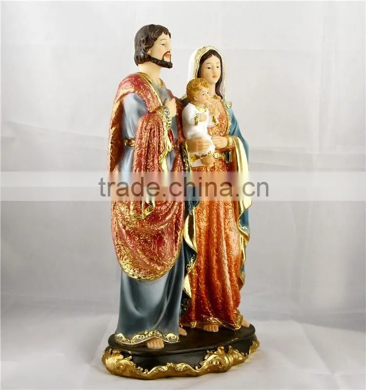 Factory Custom-Made High Quality Resin Holy Family Of Catholic Religious Souvenirs