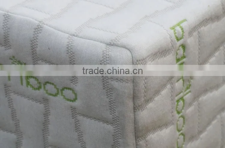 Bed bug waterproof bamboo mattress cover with zipper