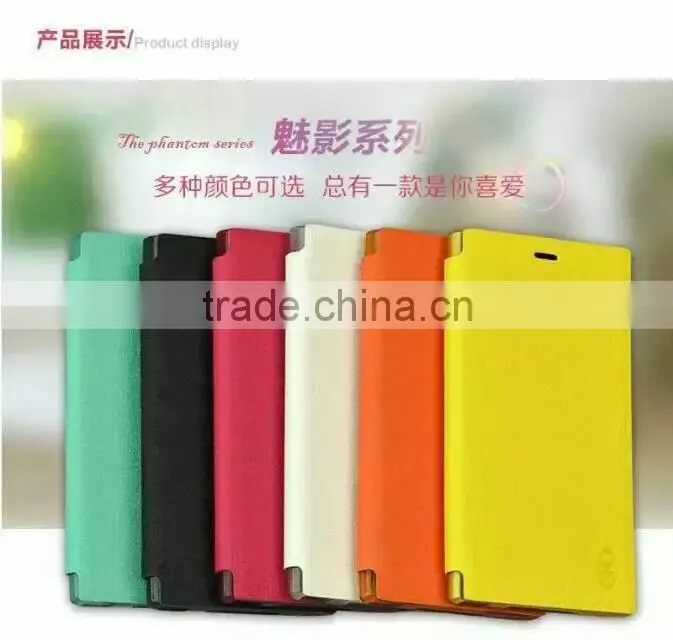 Leather mobile phone cases for Samsung galaxy E5