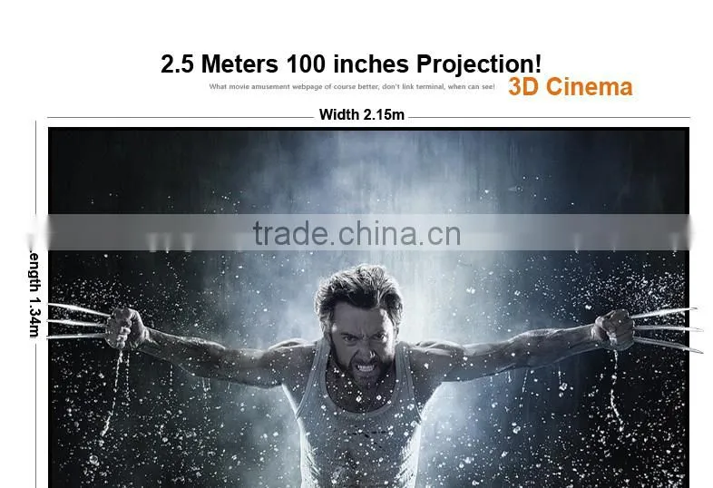LED projector 1080P, WIFI Android support