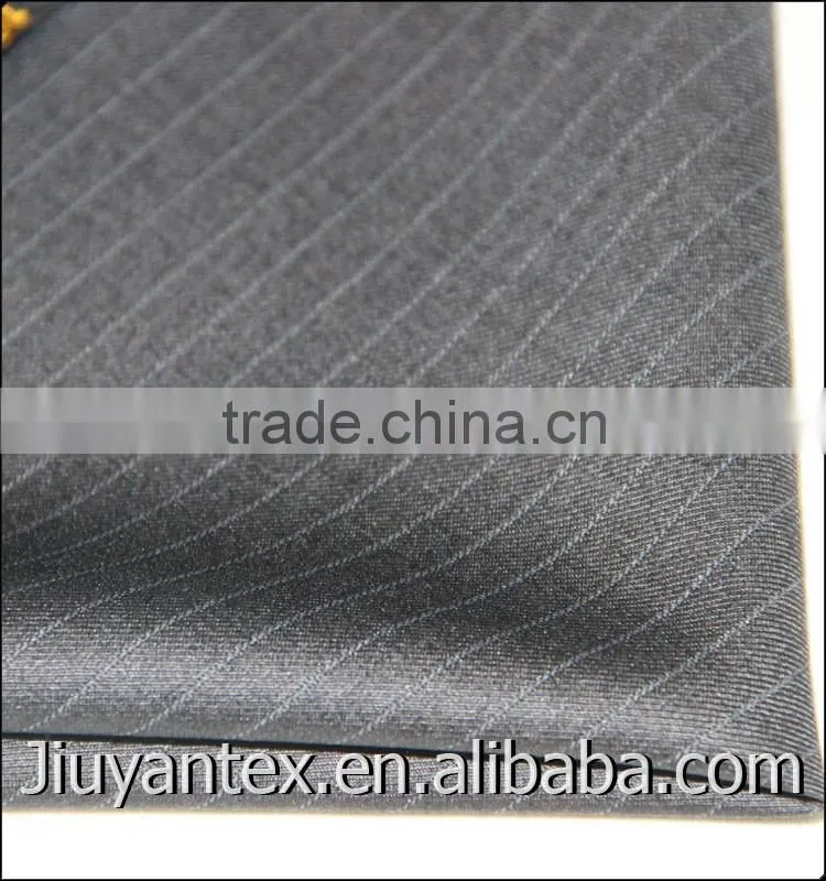 New trw man super wool cashmere stripe woven weave exclusive Indonesia fashion style lady coat pant suiting textile cloth fabric