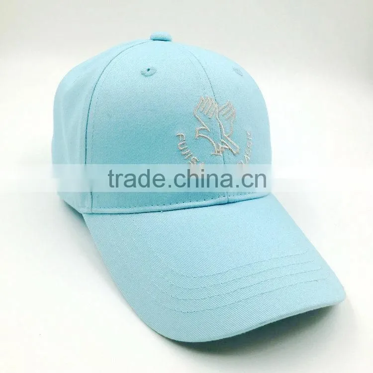 Customized 6 panel 3D Embroidered Baseball Cap manufacture