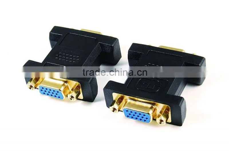 VGA15PIN male to female adapter nickel plated