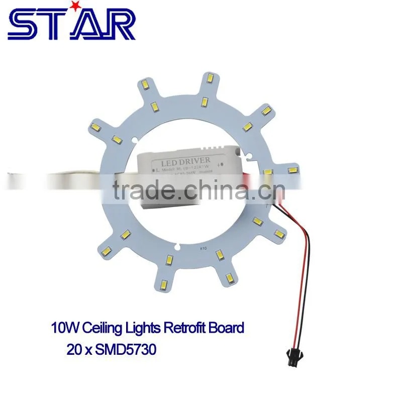 20W SMD 5730 Round pcb led ceiling light retrofit round led magnetic