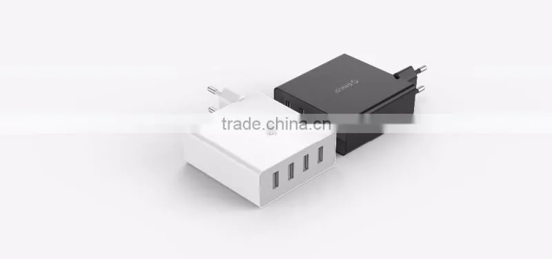 ORICO DCW-4U 4 Port smart usb wall charger for table phone with rechangeble AC plug