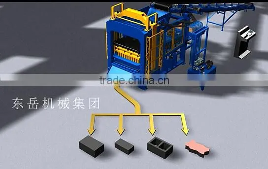 Automatic concrete hollow core block making machine QT6-15