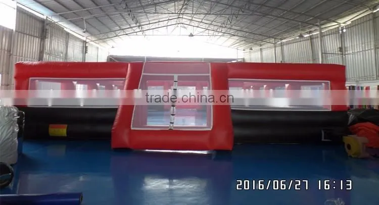 customized size and color inflatable football field for sale