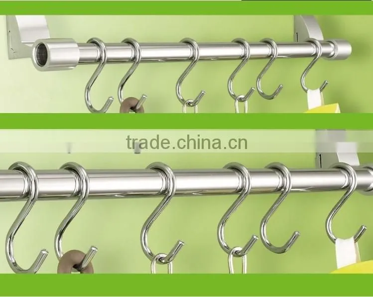 Metal S Shaped Kitchen Spoon Pan Pot Hanging Hooks Hangers