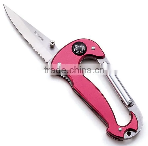 With Bottle Opener Multifunction Aluminum Carabiner Hook