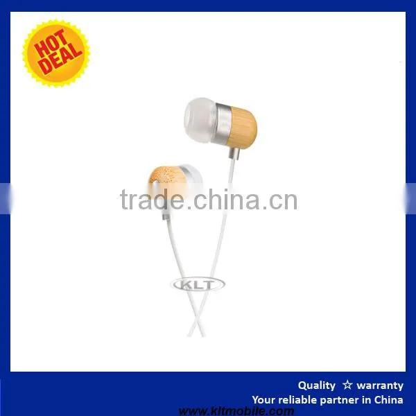 Wooden Stereo 3.5mm In Ear Headphone Earphone Earbud for iPhone