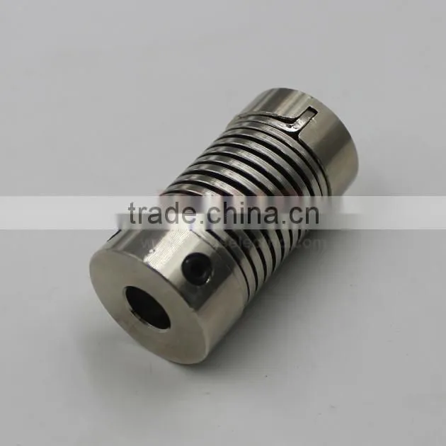 YUMO (LP D27 L50 10X10) Aluminium shaft Couplings Spring Bellows Encoder Couplings