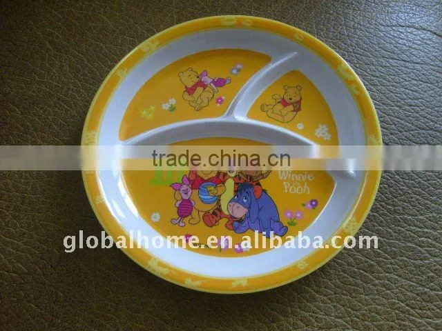 Kids Melamine Division Plate