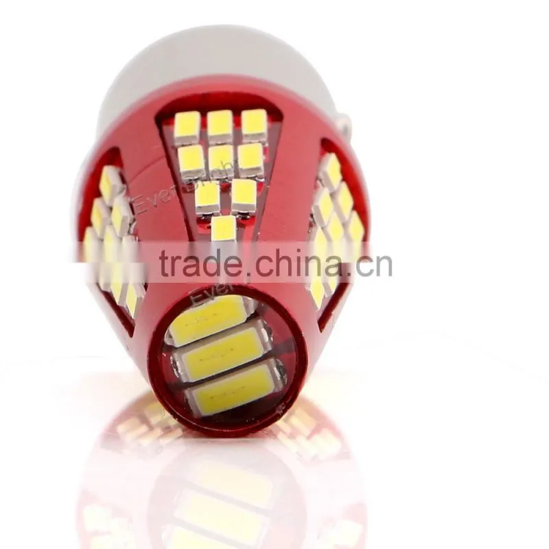 BA15S P21W 1156 LED 4014 48SMD lens Car Auto Tail Side Indicator Light Lamp Reverse Brake Light Bulb12V DC, auto led light