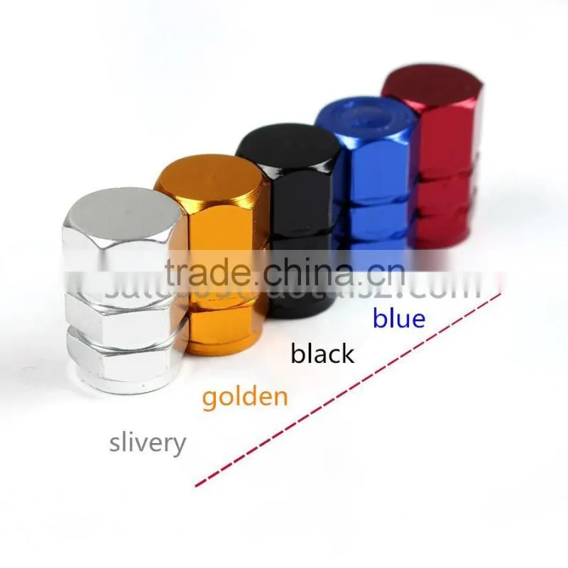 Colorful Aluminium Alloy Universal Car Tire Valve Cap Cover