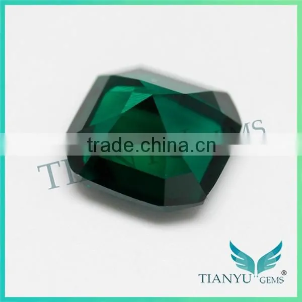 1 carat emerald 6.5x6.5 mm emerald cut synthetic emeralds for sale