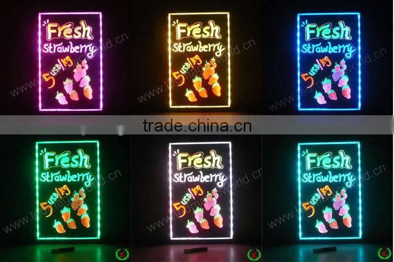 2016 New Liquid Chalk Markers Writing Led Board