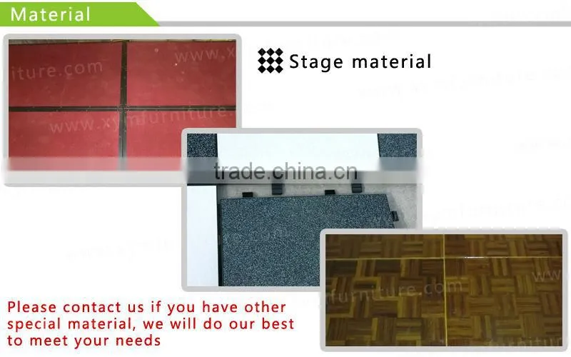 Restaurant Metal Movable Stage XYM-P06
