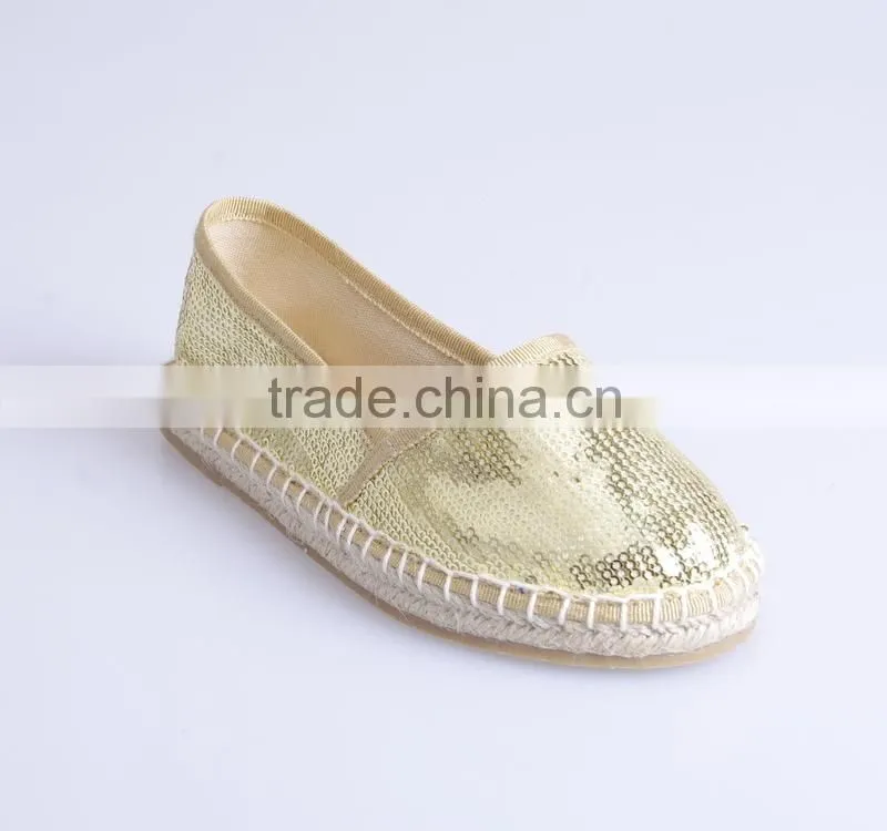 Espadrilles with sequins