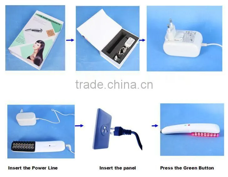 NL-SF650 Newest !Hair stronger tool , massage comb , power grow comb laser