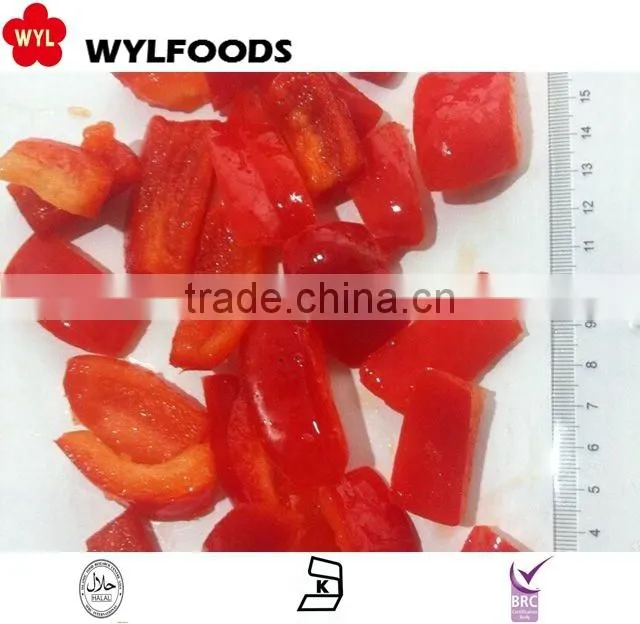 IQFprice for frozen Sweet pepper green cube