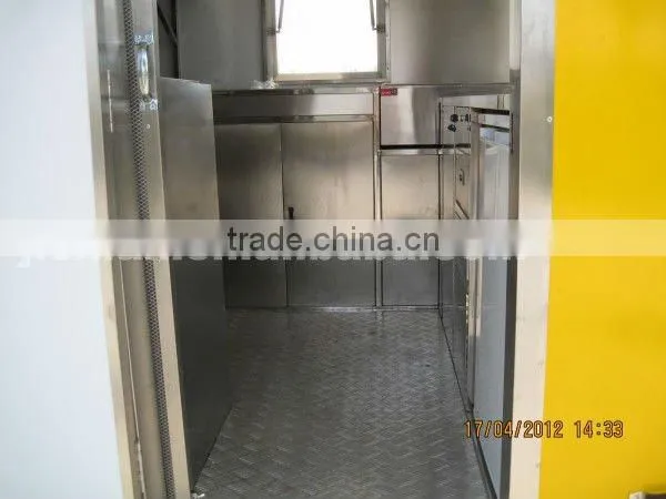 2016 Shanghai jiexian JX-FS250 Newstyle!!!Fibreglass concession food trailers