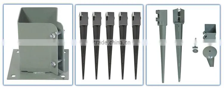 3" x 3" 75 x 75 x 750 mm Fence Post Spike Like Metpost Met Post