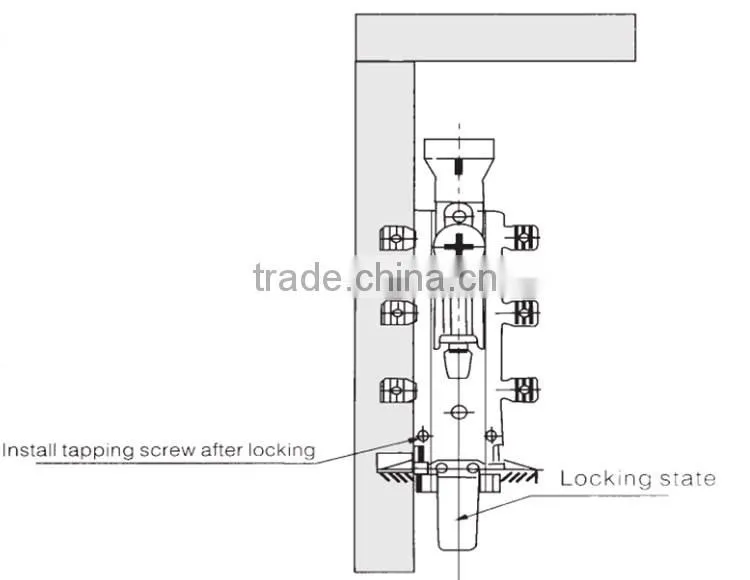 Concealed Wall Hanging Cabinet Hanger Bracket